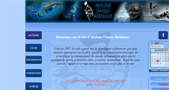 Desktop Screenshot of abalonechassebordeaux.fr